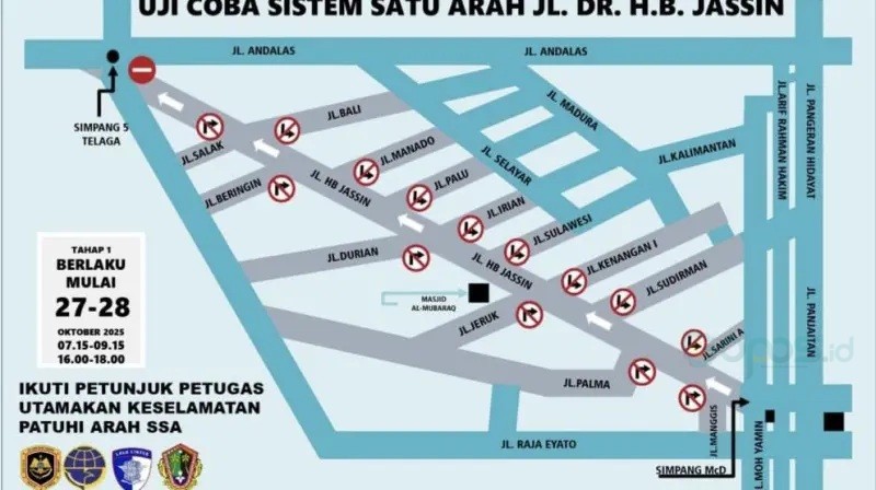 Uji Coba Satu Arah di Jalan HB. Jasin Gorontalo: Siap-Siap Hadapi Perubahan!